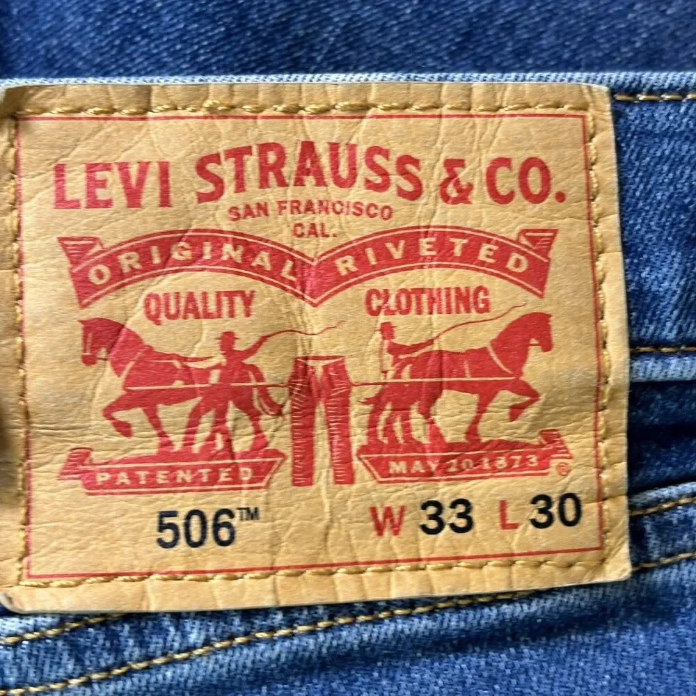 Levi’s 506 Comfort Straight Men’s Jeans Size 33x30 NWT